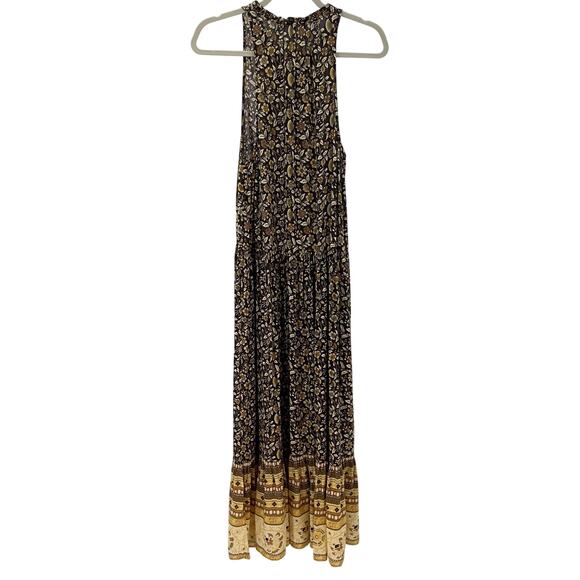 Spell & The Gypsy Collective x Free People S Dahlia Maxi Dress Brown Floral - Picture 13 of 13